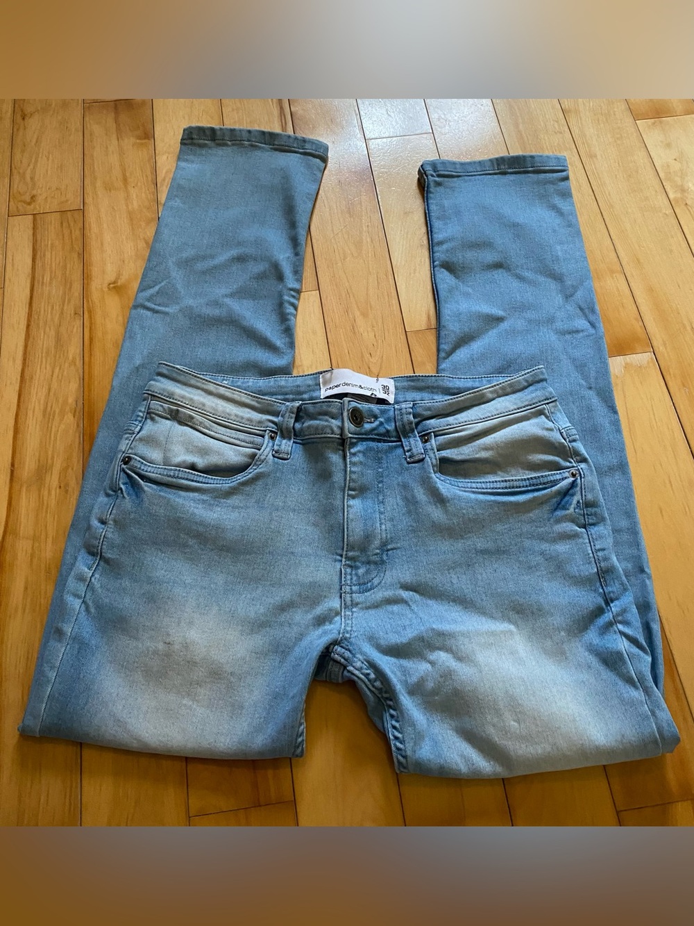 Paper Denim & Cloth Light Blue Straight Men’s Jeans